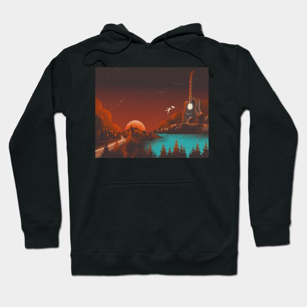 The sun has set Hoodie by Alsiqcreativeart